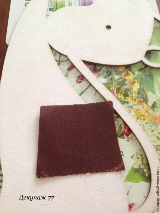 ​Создание настенных часов "Кошка-хамелеон": часть 1