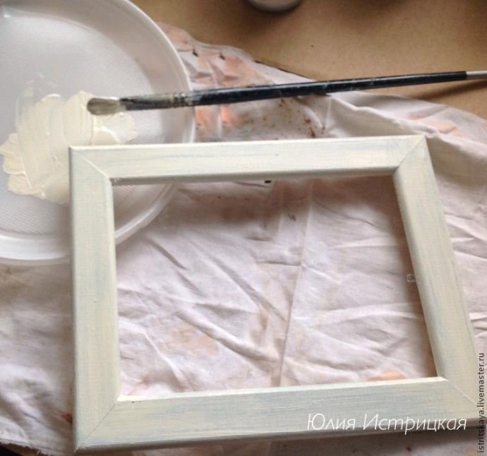 ​Создаем старинный зеркальный витраж: вживляем в стекло и работаем с поталью в хлопьях: часть 3