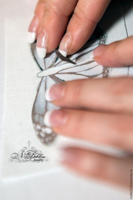 ​Вышивка бисером "Брошь-бабочка экзотическая": мастер-класс, часть 1