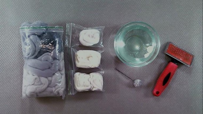 Мастер-класс по изготовлению войлочных камешков: часть 1