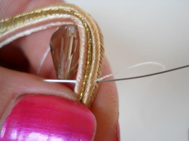 ​Мастер-класс по сутажу "Сутажные серьги Винтаж": часть 3