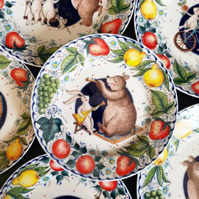 Идеи росписи фарфора