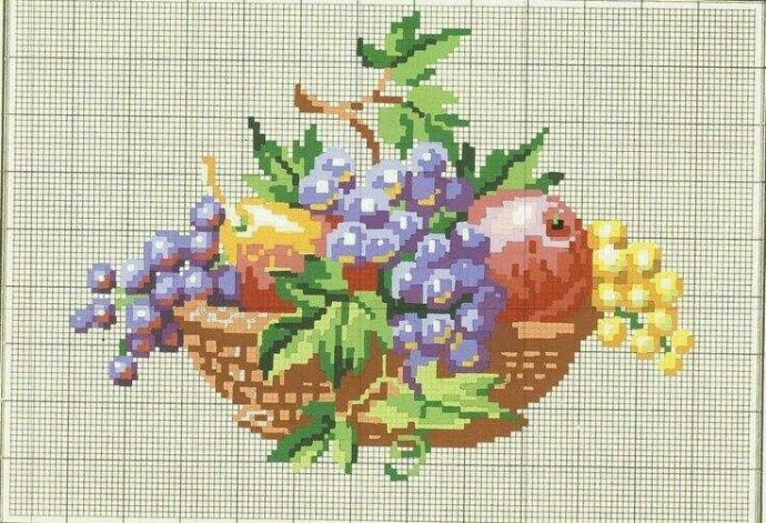 ​Вышиваем красивые натюрморты: часть 3