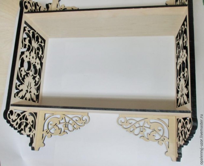 Изготовление настенной полочки "Цветочная Карусель": часть 2 Изготовление настенной полочки "Цветочная Карусель": часть 2