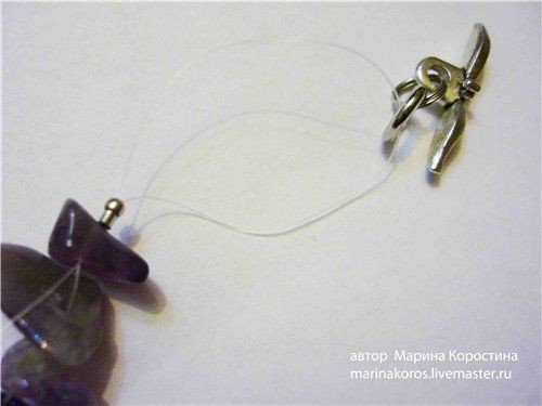 Вышиваем бисером цветок колье "Весенняя Рапсодия": часть 3