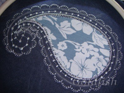 Пейсли без вышивалки или аппликация наоборот