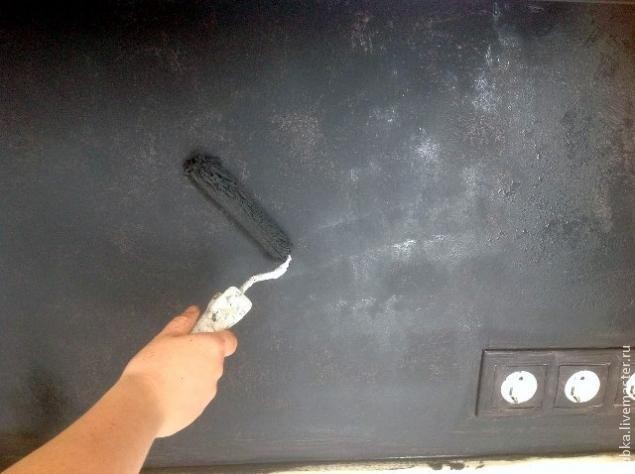 Роспись скинали кухни "Черно-белая графика": часть 1 Роспись скинали кухни "Черно-белая графика": часть 1