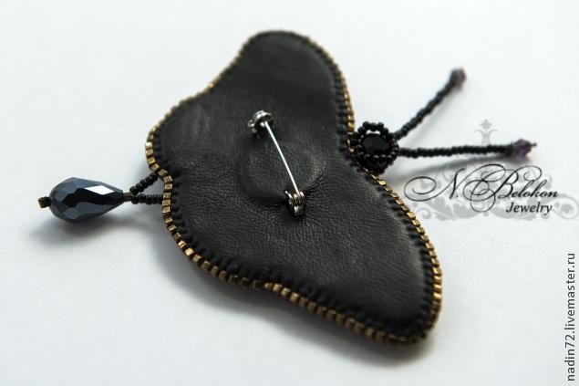 Вышивка бисером "Брошь-бабочка экзотическая": мастер-класс, часть 5