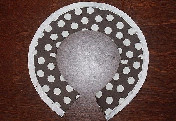 Обработка горловины обтачкой с кантом