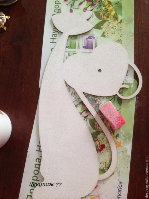 ​Создание настенных часов "Кошка-хамелеон": часть 1