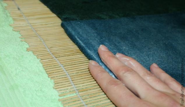 ​Валяный клатч: часть 6