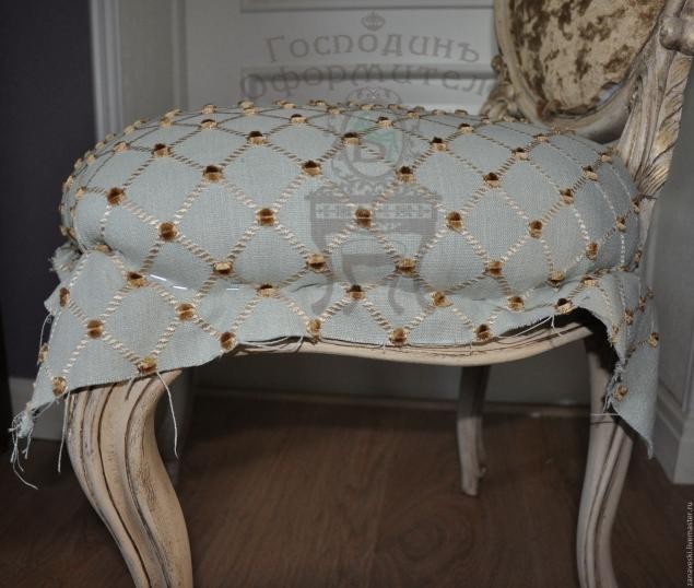 Обивка стула: пошаговый мастер-класс, часть 3