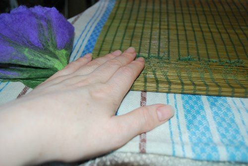 ​Мастер-класс по валянию цветка "Вьюнок": часть 5