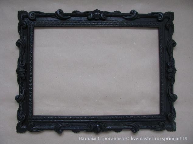 Рама для зеркала: золочение и старение рамы, часть 1
