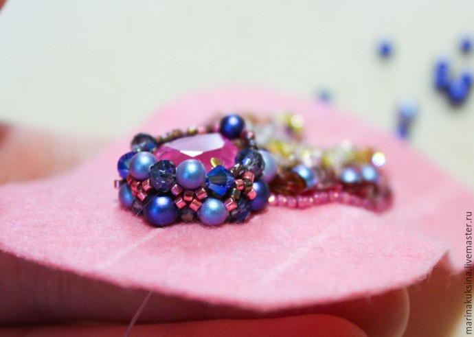 Создаем брошь жучка "Цветочник": часть 4