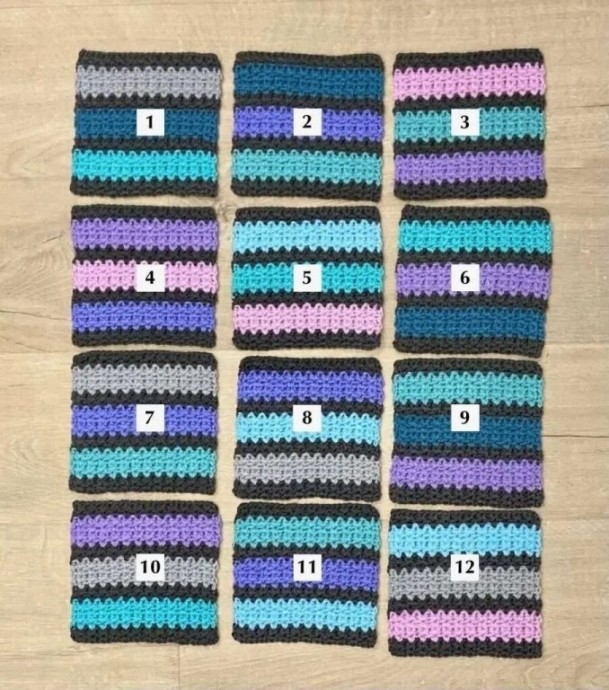 Плед или коврик крючком