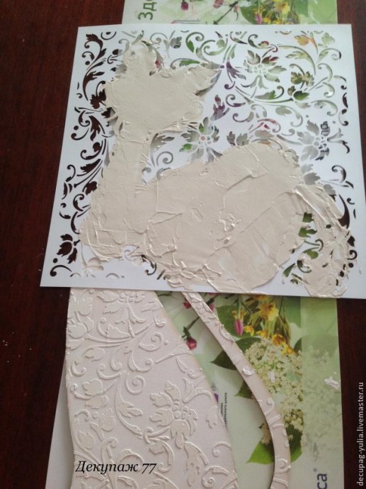 ​Создание настенных часов "Кошка-хамелеон": часть 1