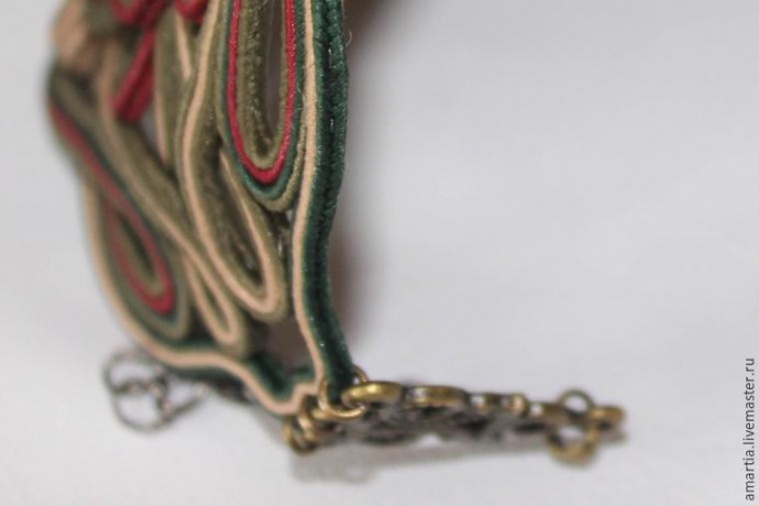 Создание шикарного сутажного браслета с агатом: часть 5