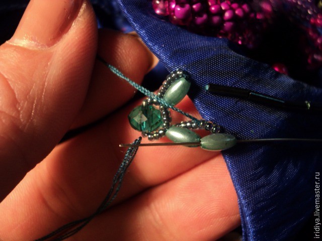 ​Вышивка платья бисером: мастер-класс, часть 8