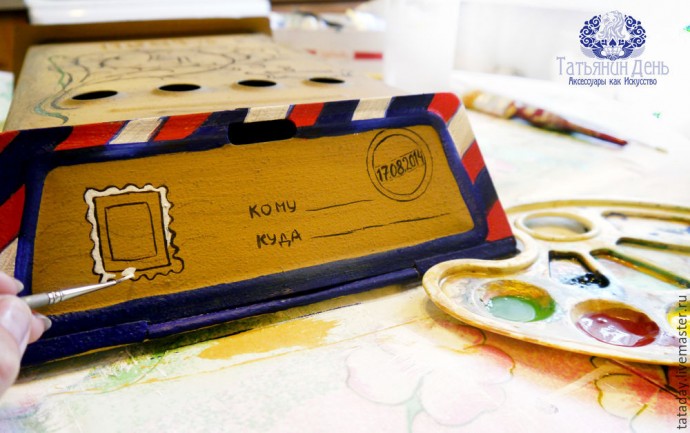 Декорируем старый почтовый ящик: часть 1