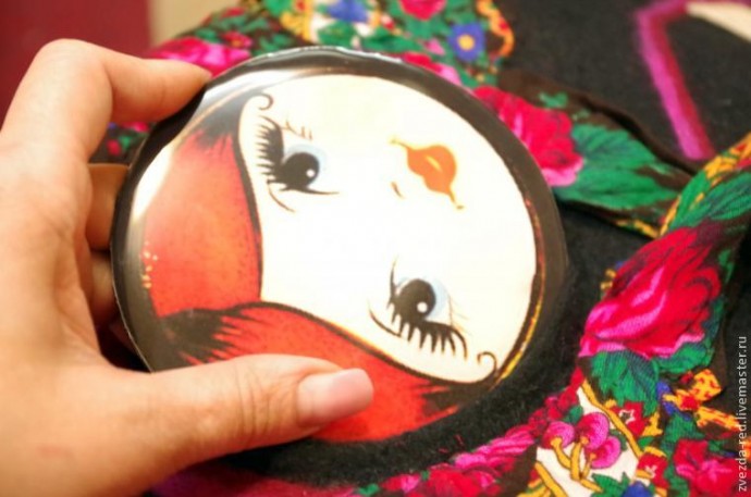 Мастер-класс по валянию сумки "Матрёнушка" с использованием платка: часть 3