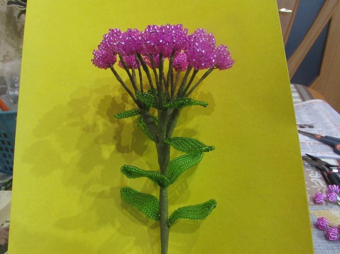 Очиток из бисера