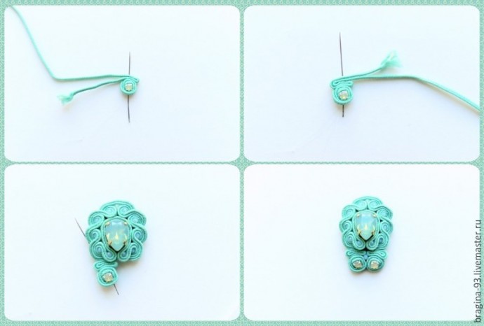 ​Создаем брошь в виде осьминога: часть 3