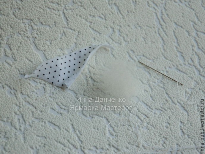 Делаем валяную брошку "Ёжик в тумане": часть 4