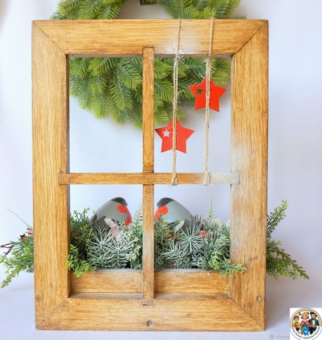 Новогодние зимние окна: идеи для творческого вдохновения