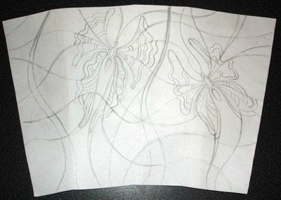 Расписываем стеклянную вазу: часть 1