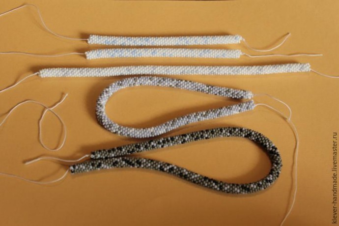 ​Колье "Перо полярной совы"