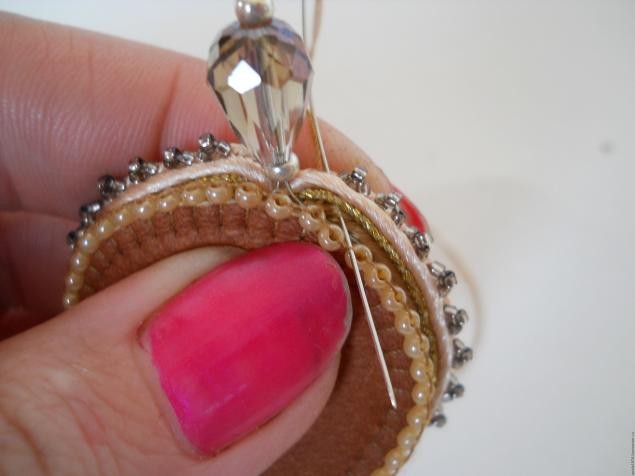 ​Мастер-класс по сутажу "Сутажные серьги Винтаж": часть 9