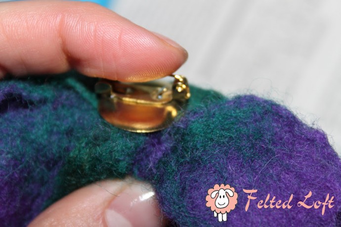 Мокрое валяние: цельноваляный пион, часть 3