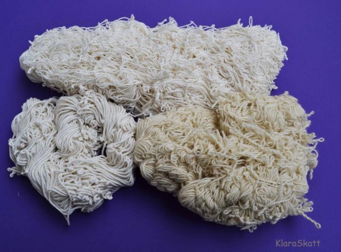 Создаем фактурный войлок из хлопковых ниток и шерсти Создаем фактурный войлок из хлопковых ниток и шерсти
