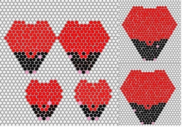 Плетём цветок мака из бисера