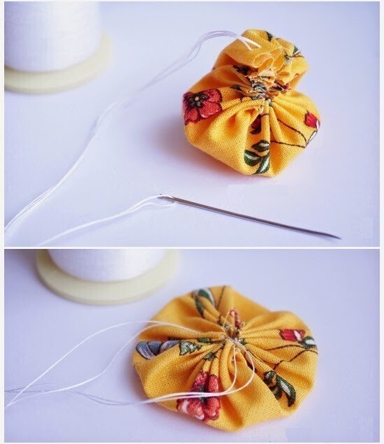 Как сделать красивые цветы йо-йо для декора