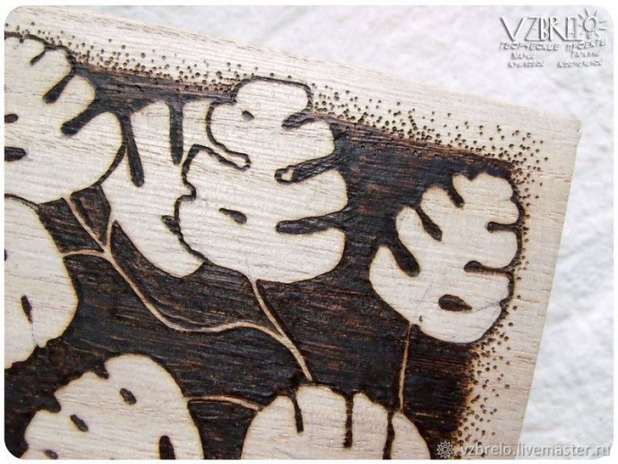 Декорируем шкатулку в технике выжигания по дереву