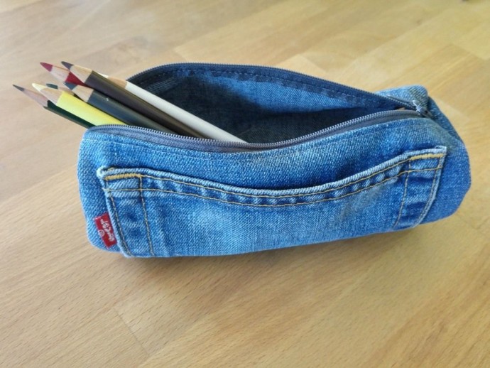 Что сделать из старых джинсов: пенал