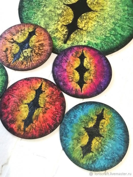 Как создать интерьерное панно "Реалистичный глаз дракона": часть 1