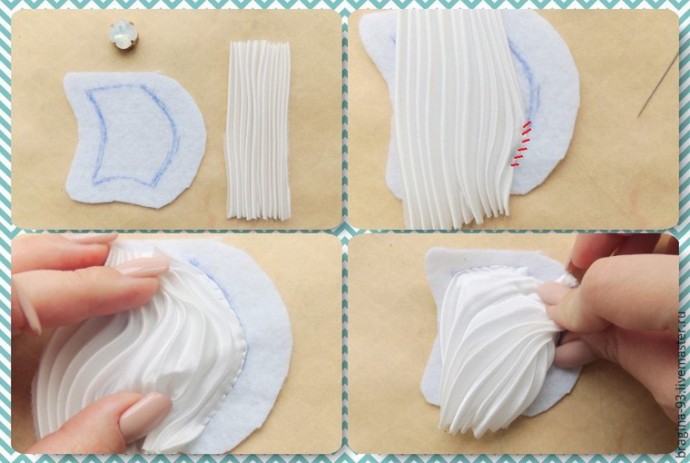 Создаем брошь "Парусник": часть 2