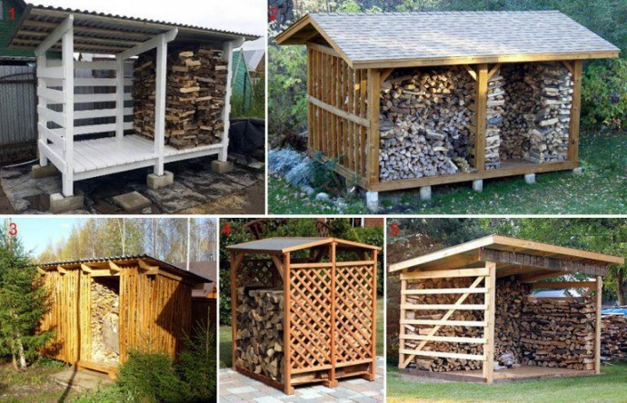 Дровяники своими руками Дровяники своими руками