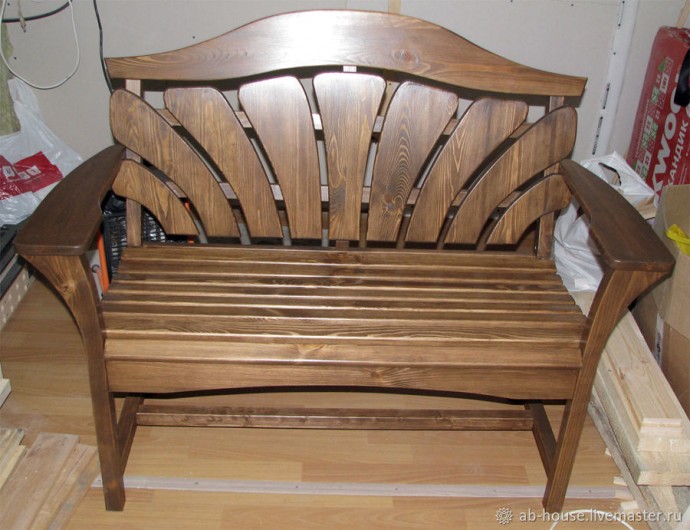 Мастерим дачную скамью "Полевая ромашка": часть 5