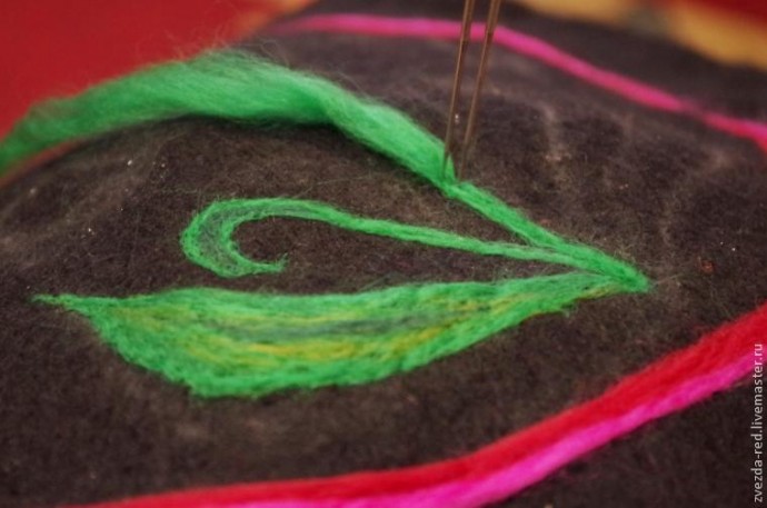 Мастер-класс по валянию сумки "Матрёнушка" с использованием платка: часть 3