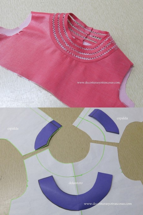 Оформление горловины