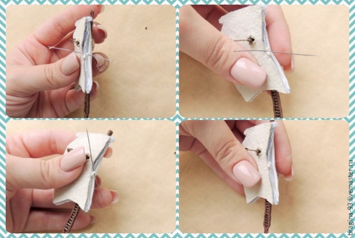 Создаем брошь "Парусник": часть 3