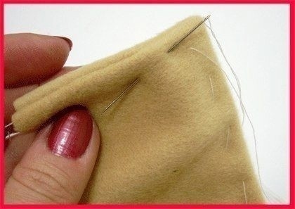 Карман с накладной листочкой