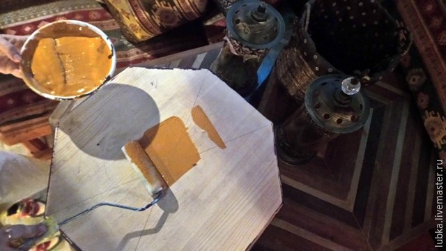 Расписываем стол восточными узорами: часть 1