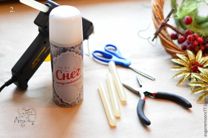 Делаем Новогодний венок для Старого Нового года