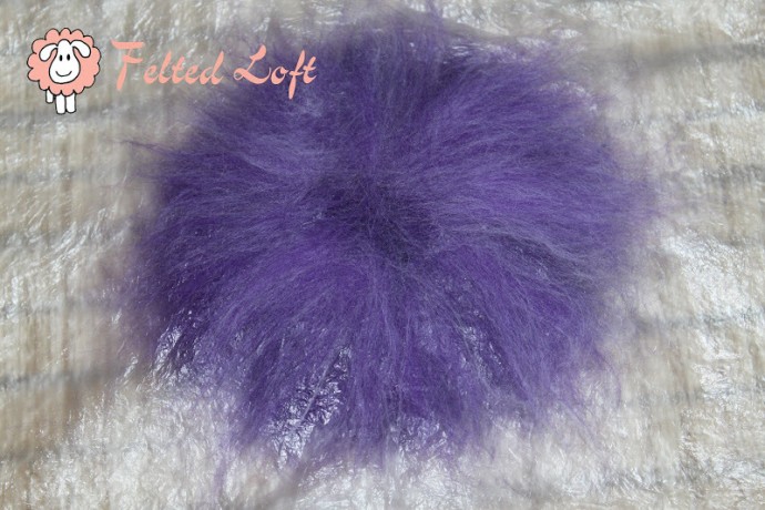 Мокрое валяние: цельноваляный пион, часть 1