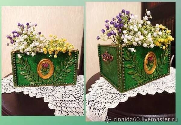 Декор деревянного ящика